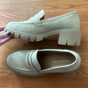Cream Loafers by Sincerely Jules